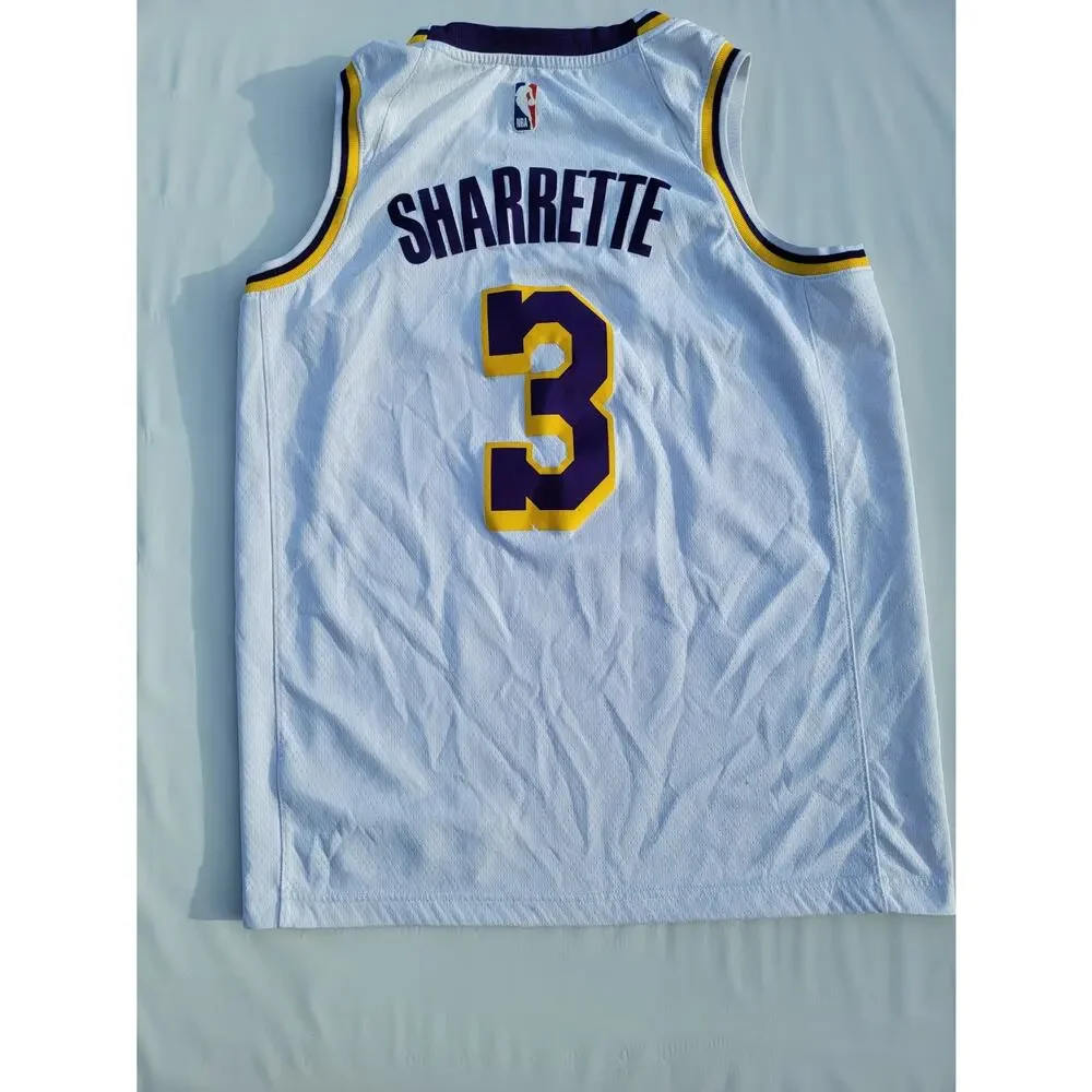 Los Angeles Lakers Jersey Kid's 48/L White Dri-Fit NBA Nike